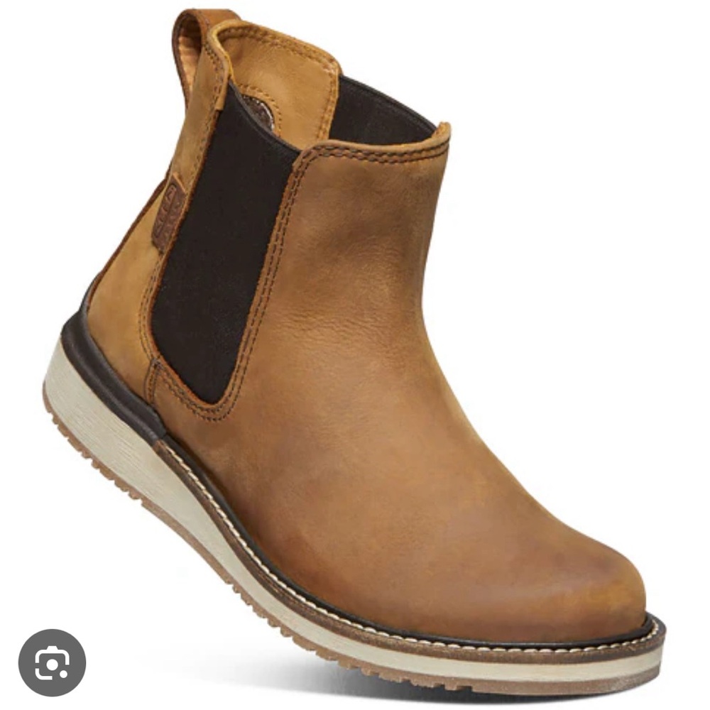 Keen Cognac Bailey Chelsea leather boots Women’s size 7